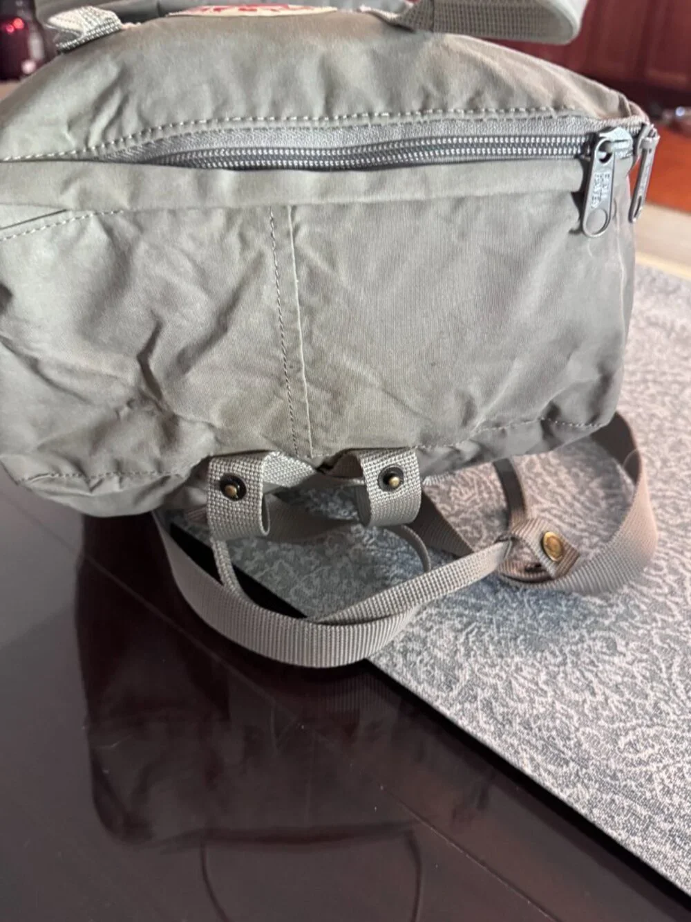 Fjallraven Kanken Classic Backpack Grey Fog Clay Excellent Condition